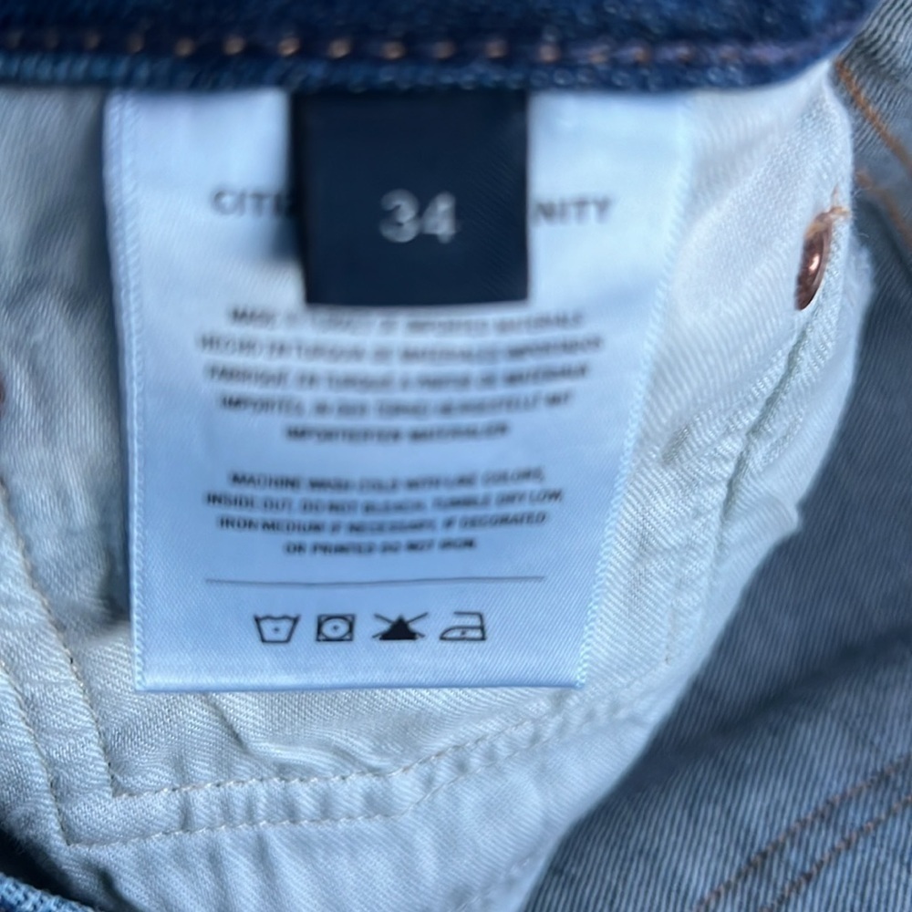 Citizens of Humanity Florence High-Rise Wide-Leg Jeans women’s Sz 34 - Picture 6 of 8